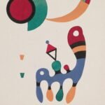Wassily Kandinsky - 11 Figures and 7 Poems, Leinwanddruck und Poster / canvas print and poster