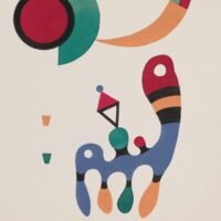 Wassily Kandinsky - 11 Figures and 7 Poems, Leinwanddruck und Poster / canvas print and poster