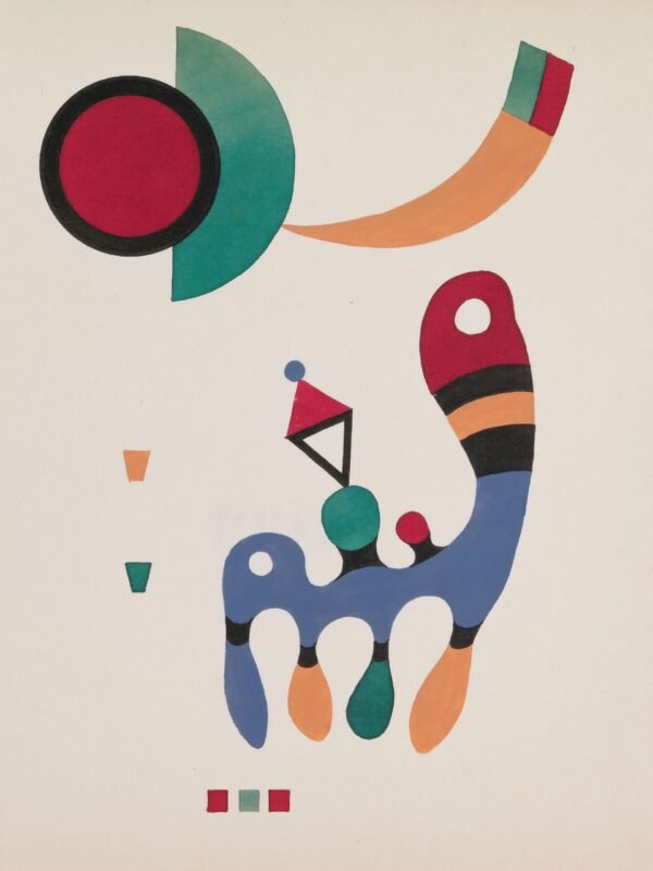 Wassily Kandinsky - 11 Figures and 7 Poems, Leinwanddruck und Poster / canvas print and poster