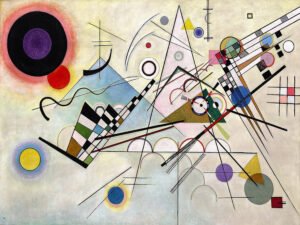 Wassily Kandinsky - Composition 8, Leinwanddruck und Poster / canvas print and poster