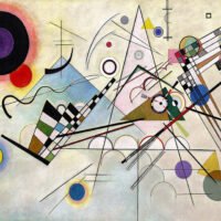 Wassily Kandinsky - Composition 8, Leinwanddruck und Poster / canvas print and poster