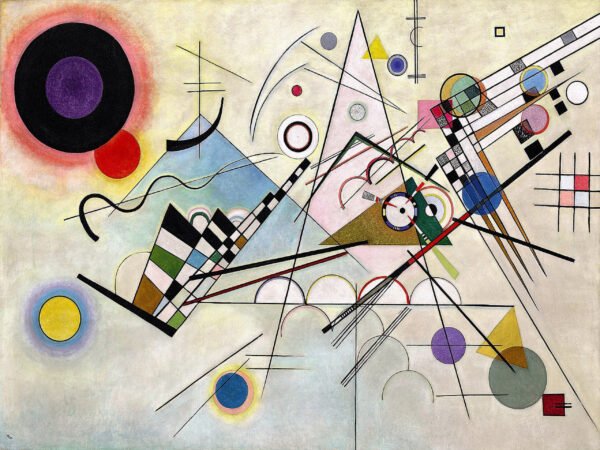 Wassily Kandinsky - Composition 8, Leinwanddruck und Poster / canvas print and poster