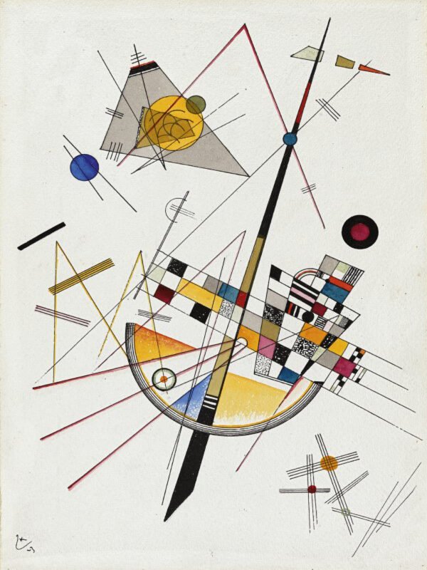 Wassily Kandinsky - Delicate Tension, Leinwanddruck und Poster / canvas print and poster