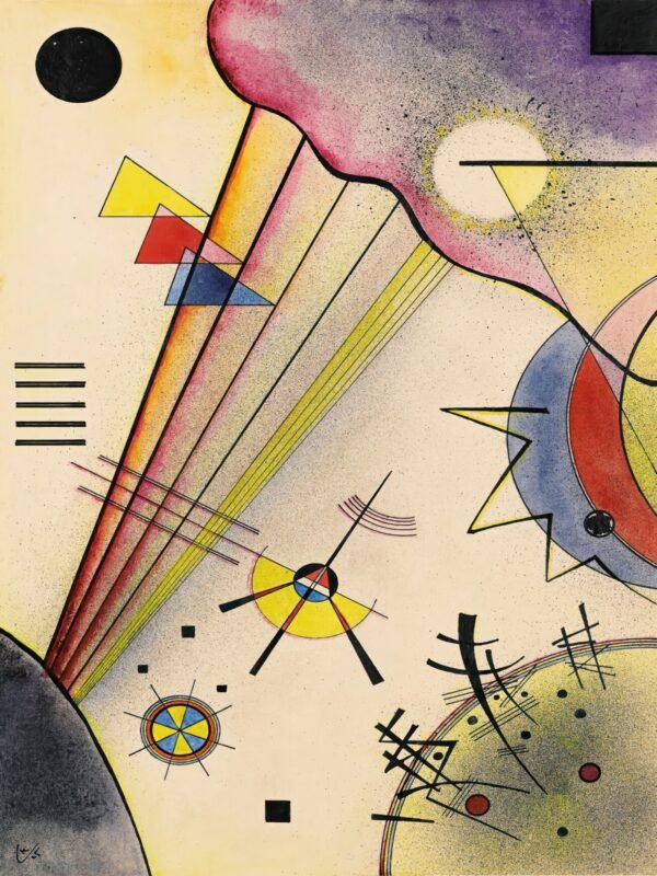 Wassily Kandinsky - Clear Connection, Leinwanddruck und Poster / canvas print and poster