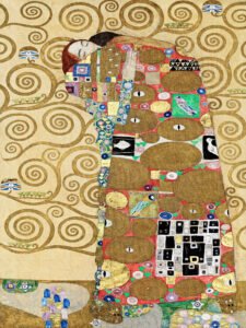 Gustav Klimt - Fulfillment, Leinwanddruck und Poster / canvas print and poster