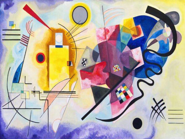 Wassily Kandinsky - Yellow Red Blue, Leinwanddruck und Poster / canvas print and poster