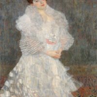 Gustav Klimt - Portrait of Hermine Gallia, Leinwanddruck und Poster / canvas print and poster