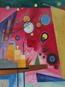 Wassily Kandinsky - Heavy Red, Leinwanddruck und Poster / canvas print and poster