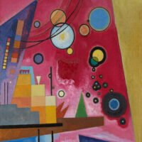 Wassily Kandinsky - Heavy Red, Leinwanddruck und Poster / canvas print and poster