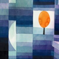 Paul Klee – Autumn in the Paintings, Herbst in den Gemälden, Leinwanddruck und Poster / canvas print and poster