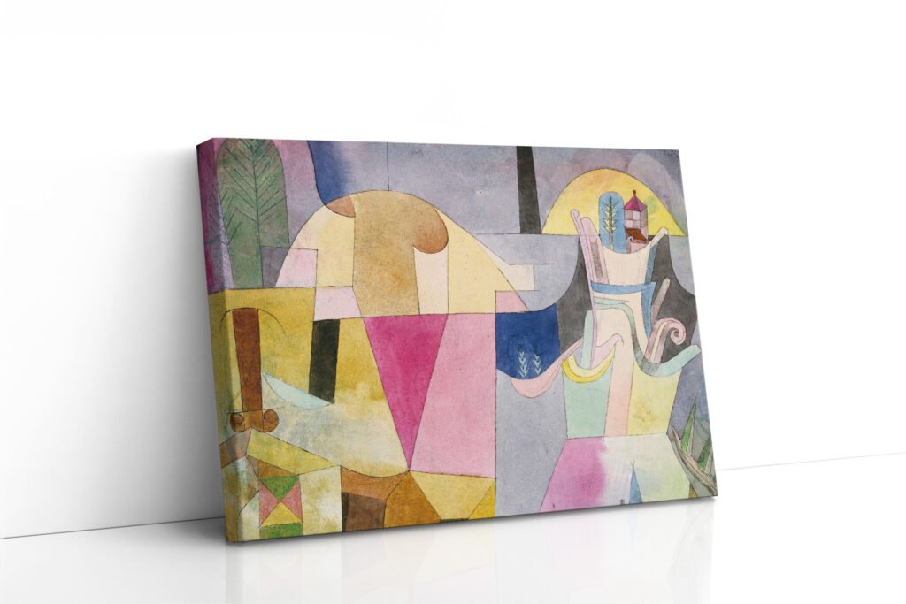 Paul Klee - Schwarze Säulen in einer Landschaft