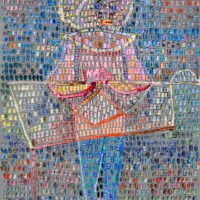 Paul Klee – Boy in Fancy Dress, Junge in festlicher Kleidung, Leinwanddruck und Poster / canvas print and poster