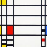 Piet Mondrian - Trafalgar Square, Leinwanddruck und Poster / canvas print and poster