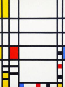 Piet Mondrian - Trafalgar Square, Leinwanddruck und Poster / canvas print and poster