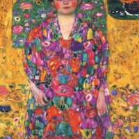 Gustav Klimt - Portrait of Eugenia Primavesi, Leinwanddruck und Poster / canvas print and poster