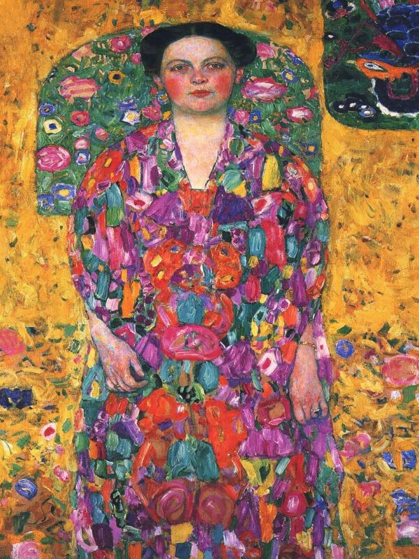Gustav Klimt - Portrait of Eugenia Primavesi, Leinwanddruck und Poster / canvas print and poster
