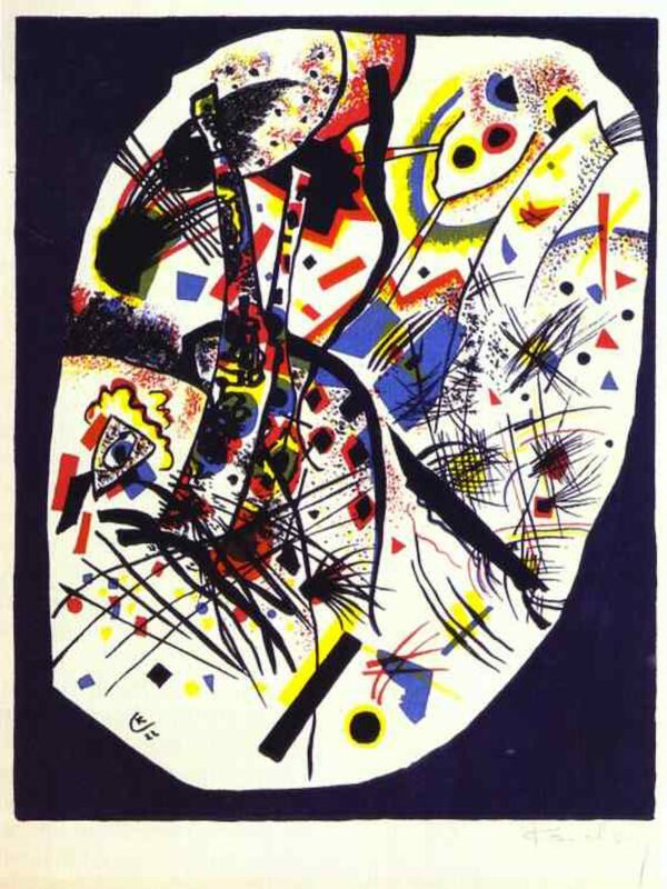 Wassily Kandinsky - Small Worlds III, Leinwanddruck und Poster / canvas print and poster