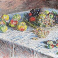Claude Monet - Apples and Grapes, Leinwanddruck und Poster / canvas print and poster