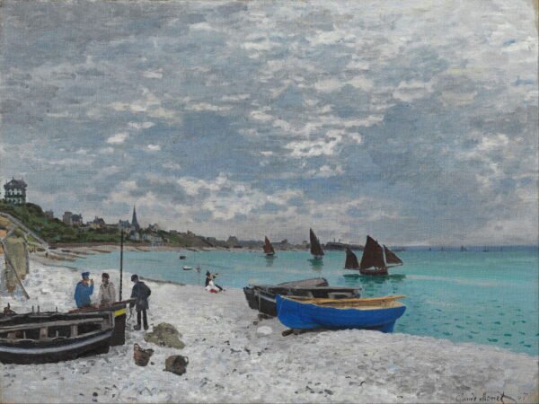 Claude Monet - Sainte Beach, Leinwanddruck und Poster / canvas print and poster
