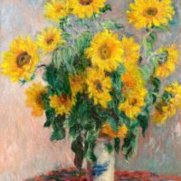 Claude Monet - Bouquet of Sunflowers, Leinwanddruck und Poster / canvas print and poster