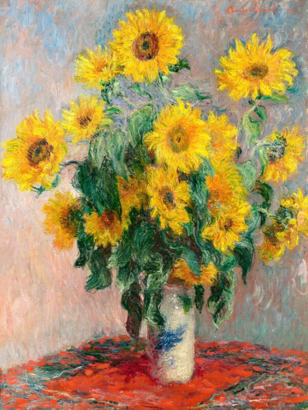Claude Monet - Bouquet of Sunflowers, Leinwanddruck und Poster / canvas print and poster