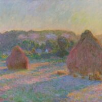 Claude Monet - Haystack, Leinwanddruck und Poster / canvas print and poster