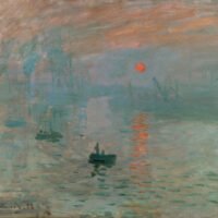Claude Monet - Impression, Sunrise, Leinwanddruck und Poster / canvas print and poster