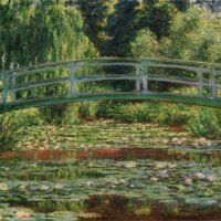 Claude Monet - Japanese Bridge and the Water Lily Pond, Leinwanddruck und Poster / canvas print and poster