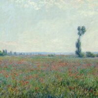 Claude Monet - Poppy Field, Leinwanddruck und Poster / canvas print and poster