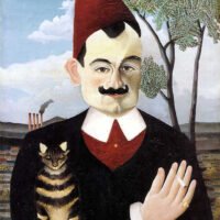 Henri Rousseau - Portrait of a Gentleman, Leinwanddruck und Poster / canvas print and poster