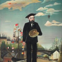 Henri Rousseau - Self portrait, Leinwanddruck und Poster / canvas print and poster