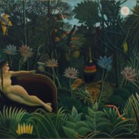 Henri Rousseau - The Dream, Leinwanddruck und Poster / canvas print and poster