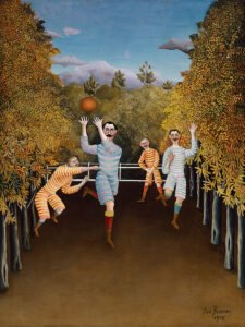 Henri Rousseau - The Football Players, Leinwanddruck und Poster / canvas print and poster