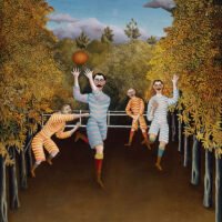 Henri Rousseau - The Football Players, Leinwanddruck und Poster / canvas print and poster