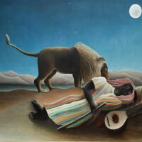 Henri Rousseau - The Sleeping Gypsy, Leinwanddruck und Poster / canvas print and poster