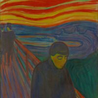 Edvard Munch - Despair, Leinwanddruck und Poster / canvas print and poster