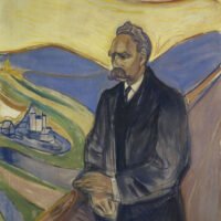 Edvard Munch - Friederich Nietzsche, Leinwanddruck und Poster / canvas print and poster