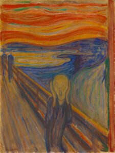 Edvard Munch - Scream, Leinwanddruck und Poster / canvas print and poster