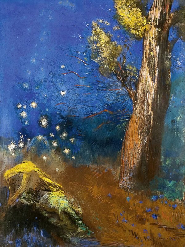 Odilon Redon - The Death of Buddha, Leinwanddruck und Poster / canvas print and poster
