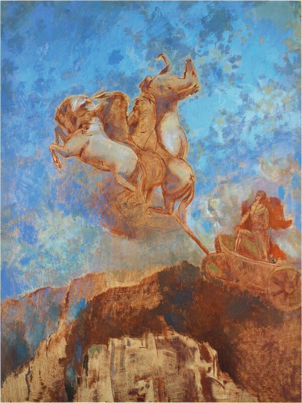 Odilon Redon - The Chariot of Apollo, Leinwanddruck und Poster / canvas print and poster