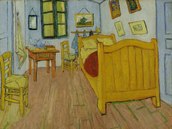 Van Gogh - Bedroom in Arles, Leinwanddruck und Poster / canvas print and poster