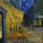 Van Gogh - Café Terrace at Night, Leinwanddruck und Poster / canvas print and poster