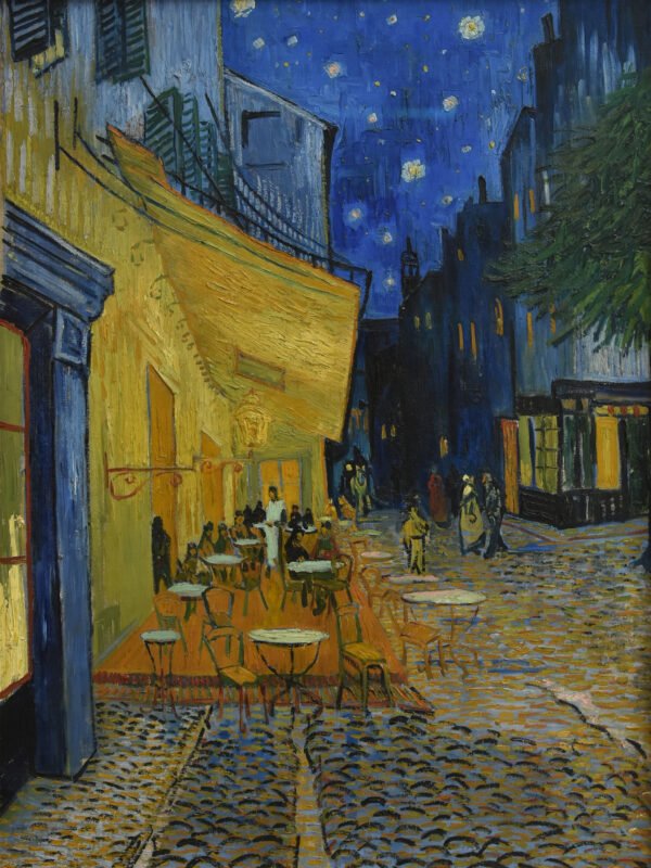 Van Gogh - Café Terrace at Night, Leinwanddruck und Poster / canvas print and poster
