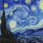 Van Gogh - Starry Night, Leinwanddruck und Poster / canvas print and poster