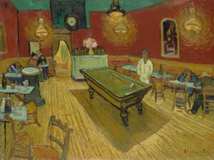 Van Gogh - The Night Café, Leinwanddruck und Poster / canvas print and poster