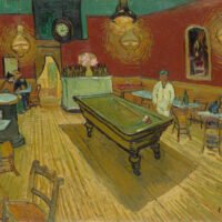 Van Gogh - The Night Café, Leinwanddruck und Poster / canvas print and poster