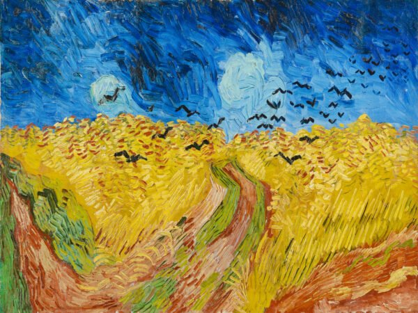 Van Gogh - Wheatfield with Crows, Leinwanddruck und Poster / canvas print and poster
