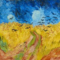 Van Gogh - Wheatfield with Crows, Leinwanddruck und Poster / canvas print and poster