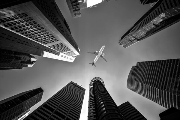 City Airplane, Leinwanddruck und Poster / canvas print and poster