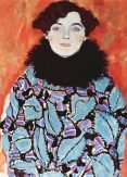 Gustav Klimt - Portrait of Johanna Staude, Leinwanddruck und Poster / canvas print and poster